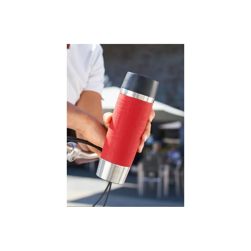 Tefal - Potovalna skodelica 500 ml TRAVEL MUG nerjaveče/rdeča