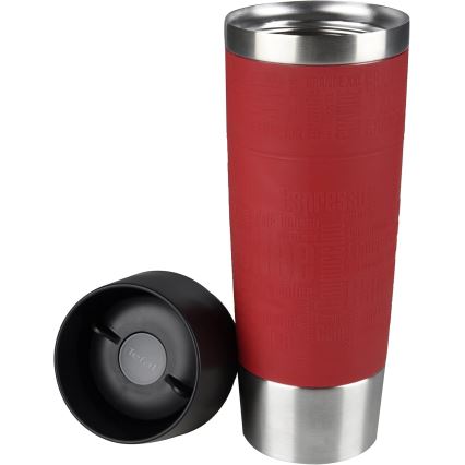 Tefal - Potovalna skodelica 500 ml TRAVEL MUG nerjaveče/rdeča