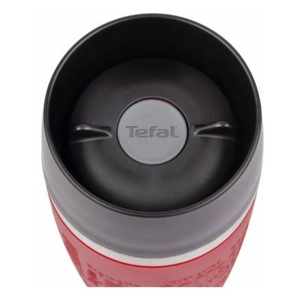 Tefal - Potovalna skodelica 500 ml TRAVEL MUG nerjaveče/rdeča