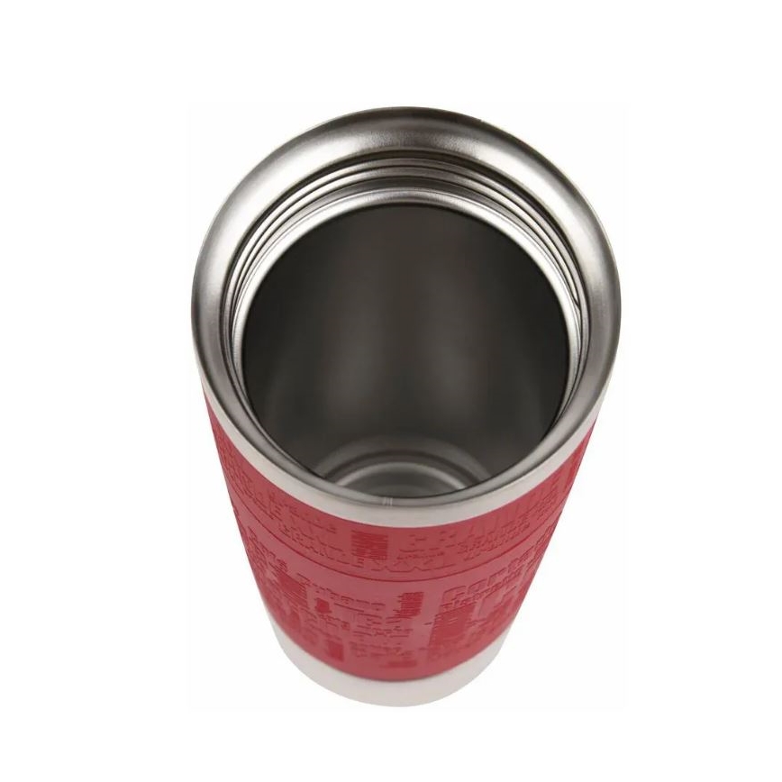 Tefal - Potovalna skodelica 500 ml TRAVEL MUG nerjaveče/rdeča