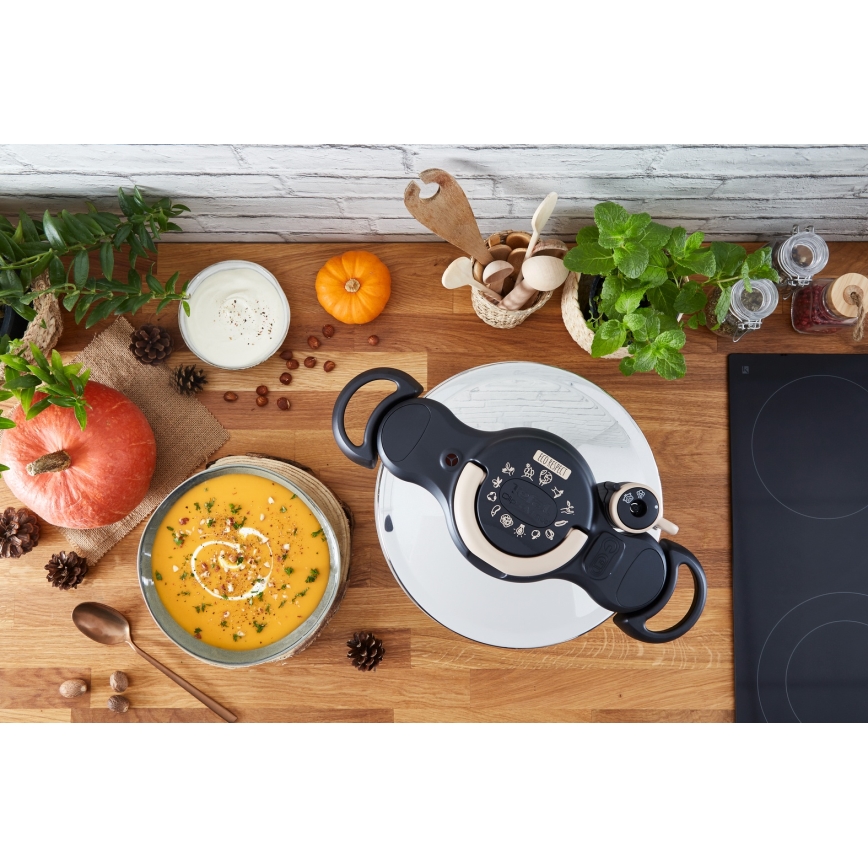 Tefal - Pritiskovni lonec 6 l CLIPSINMINUT' NATURAL ECO RESPECT