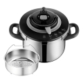 Tefal - Pritiskovni lonec 6 l CLIPSO+ CHEF nerjaveče jeklo