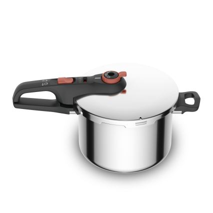Tefal - Pritiskovni lonec 6 l SECURE TRENDY + komplet 5 kosov INGENIO EMOTION
