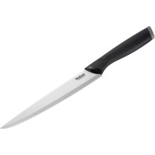 Tefal - rezbarski nož iz nerjavečega jekla COMFORT 20 cm krom/črna