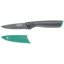 Tefal - Rezbarski nož iz nerjavečega jekla FRESH KITCHEN 9 cm siva/zelena