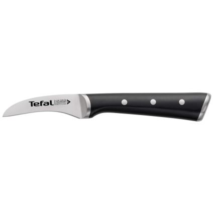 Tefal - Rezbarski nož iz nerjavečega jekla ICE FORCE 7 cm sijajni krom/črna