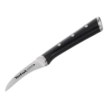 Tefal - Rezbarski nož iz nerjavečega jekla ICE FORCE 7 cm sijajni krom/črna
