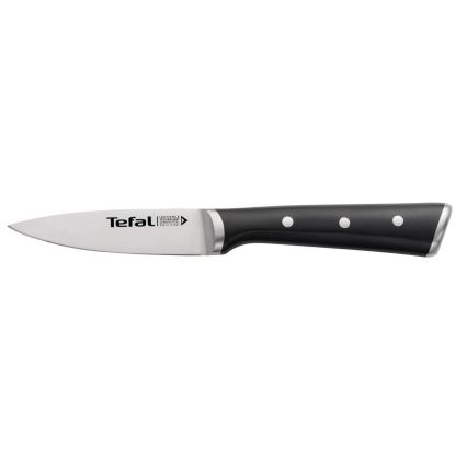 Tefal - Rezbarski nož iz nerjavečega jekla ICE FORCE 9 cm sijajni krom/črna