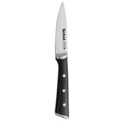 Tefal - Rezbarski nož iz nerjavečega jekla ICE FORCE 9 cm sijajni krom/črna