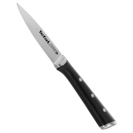 Tefal - Rezbarski nož iz nerjavečega jekla ICE FORCE 9 cm sijajni krom/črna
