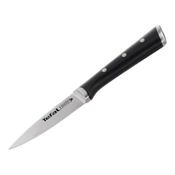 Tefal - Rezbarski nož iz nerjavečega jekla ICE FORCE 9 cm sijajni krom/črna