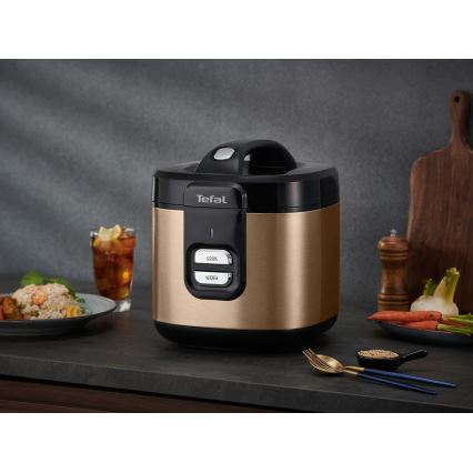 Tefal - Rižovar COPPERTINTO 600/230V 2 l v bakreni barvi