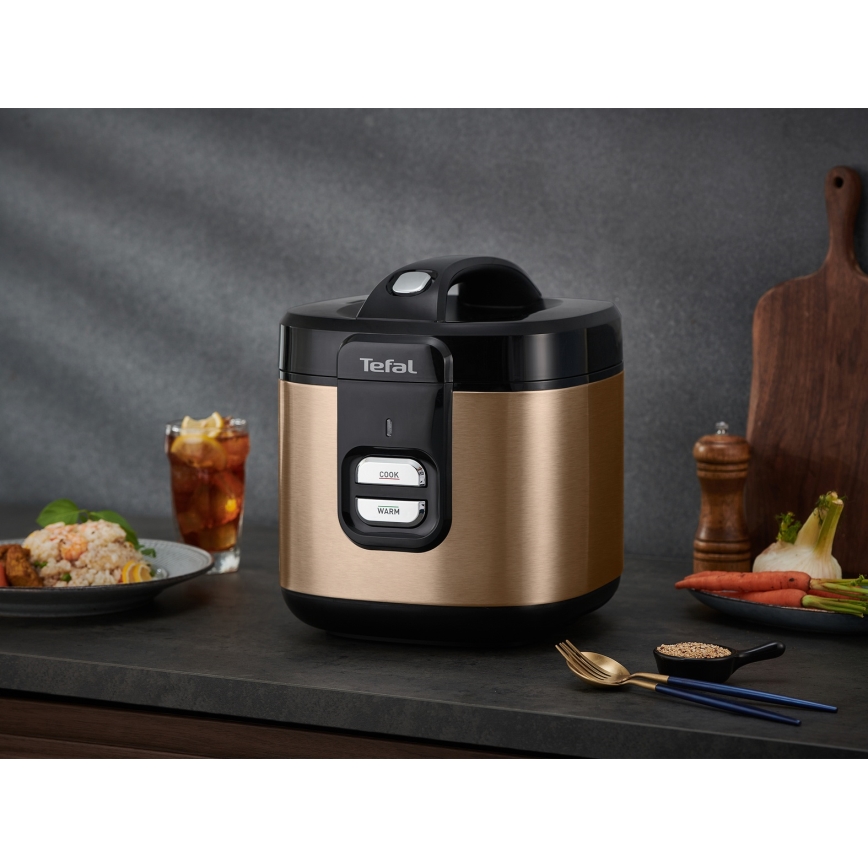 Tefal - Rižovar COPPERTINTO 600/230V 2 l v bakreni barvi