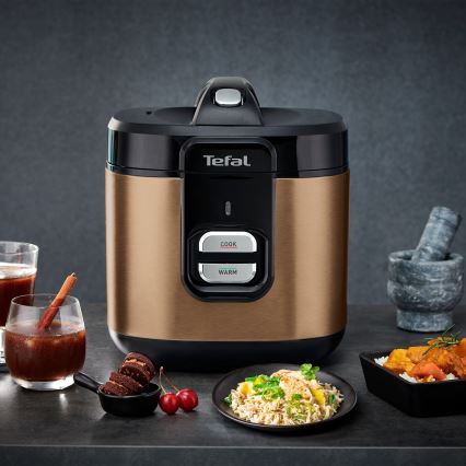 Tefal - Rižovar COPPERTINTO 600/230V 2 l v bakreni barvi