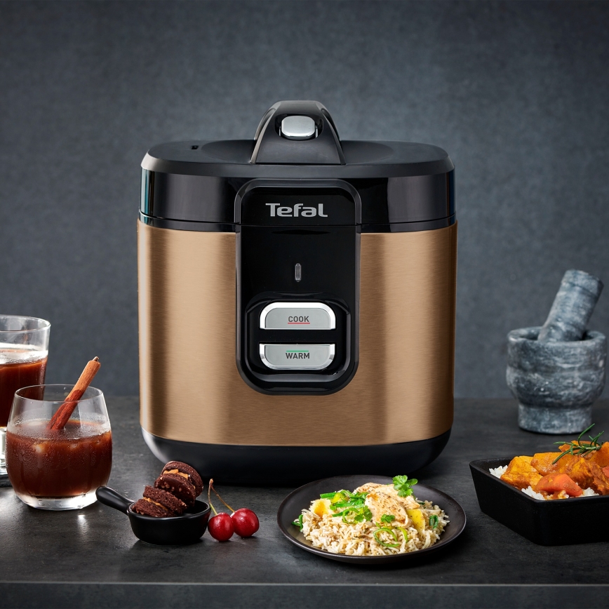 Tefal - Rižovar COPPERTINTO 600/230V 2 l v bakreni barvi