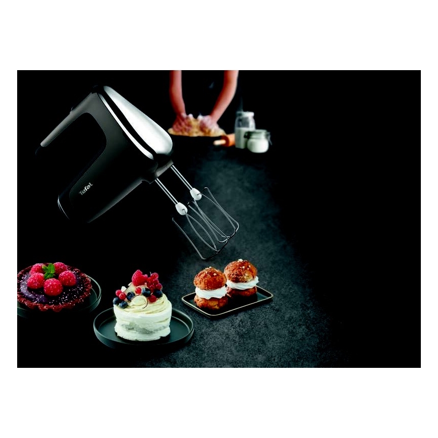 Tefal - Ročni mešalnik POWERMIX SILENCE 600W/230V črna/siva