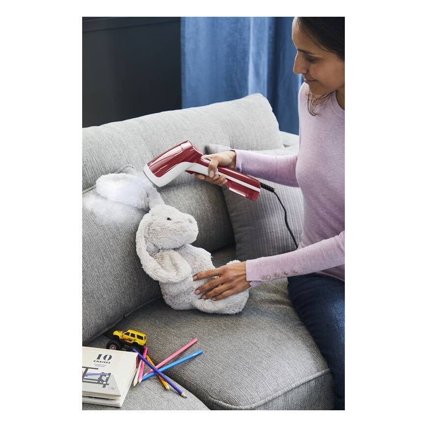 Tefal - Ročni parni kuhalnik perila ACCESS STEAM FIRST 1300W/230V bordo