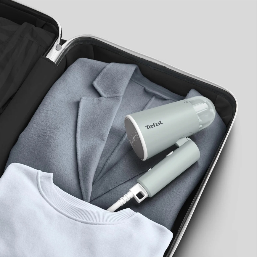Tefal - Ročni parni stroj za perilo ORIGIN TRAVEL zelena