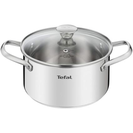 Tefal - Set kuhinjske posode 10 kom. COOK EAT nerjaveče jeklo