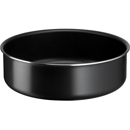 Tefal - Set kuhinjske posode 10 kom. INGENIO EASY COOK & CLEAN BLACK
