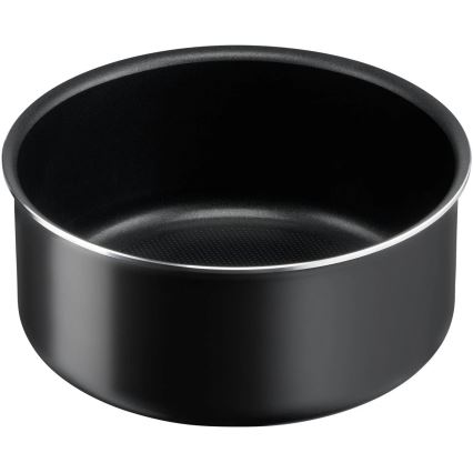 Tefal - Set kuhinjske posode 10 kom. INGENIO EASY COOK & CLEAN BLACK