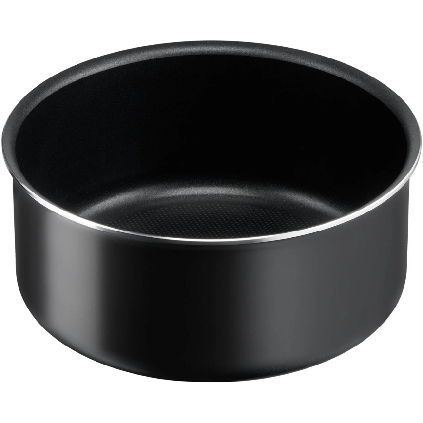 Tefal - Set kuhinjske posode 10 kom. INGENIO EASY COOK & CLEAN BLACK