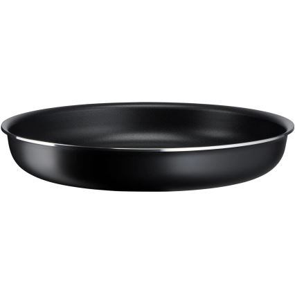 Tefal - Set kuhinjske posode 10 kom. INGENIO EASY COOK & CLEAN BLACK