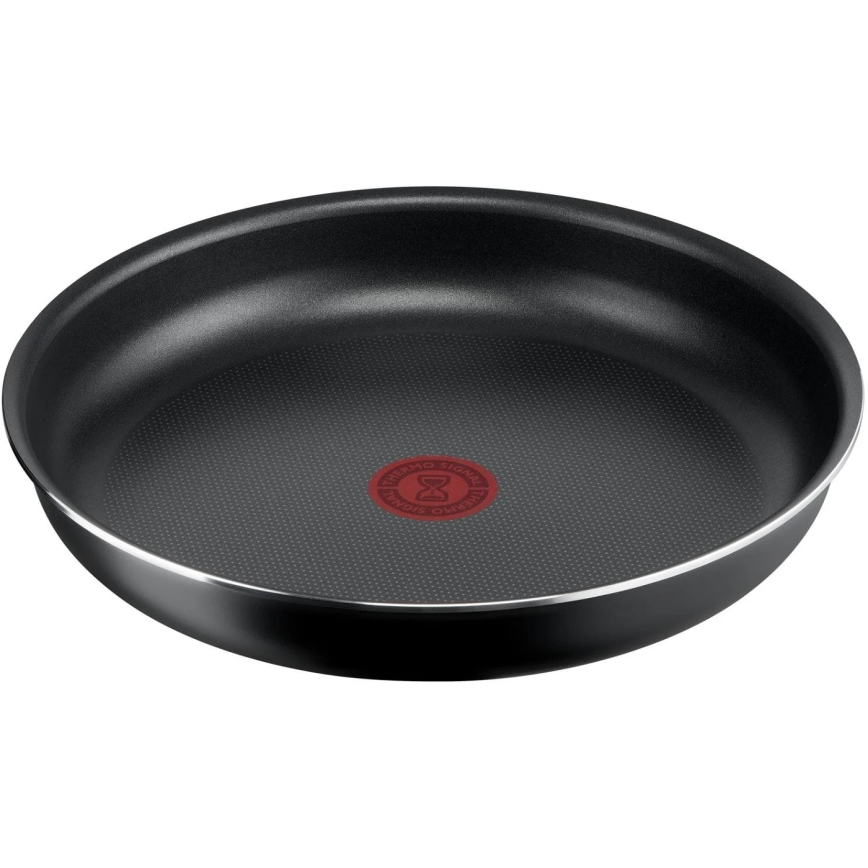 Tefal - Set kuhinjske posode 10 kom. INGENIO EASY COOK & CLEAN BLACK