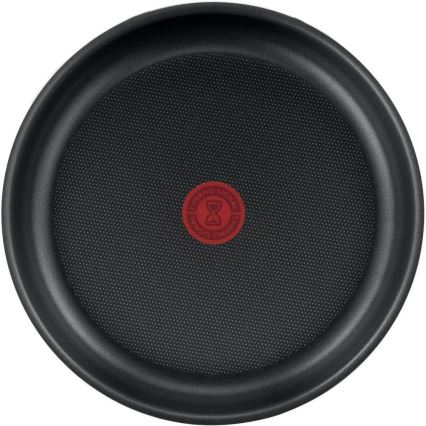 Tefal - Set kuhinjske posode 10 kom. INGENIO EASY COOK & CLEAN BLACK
