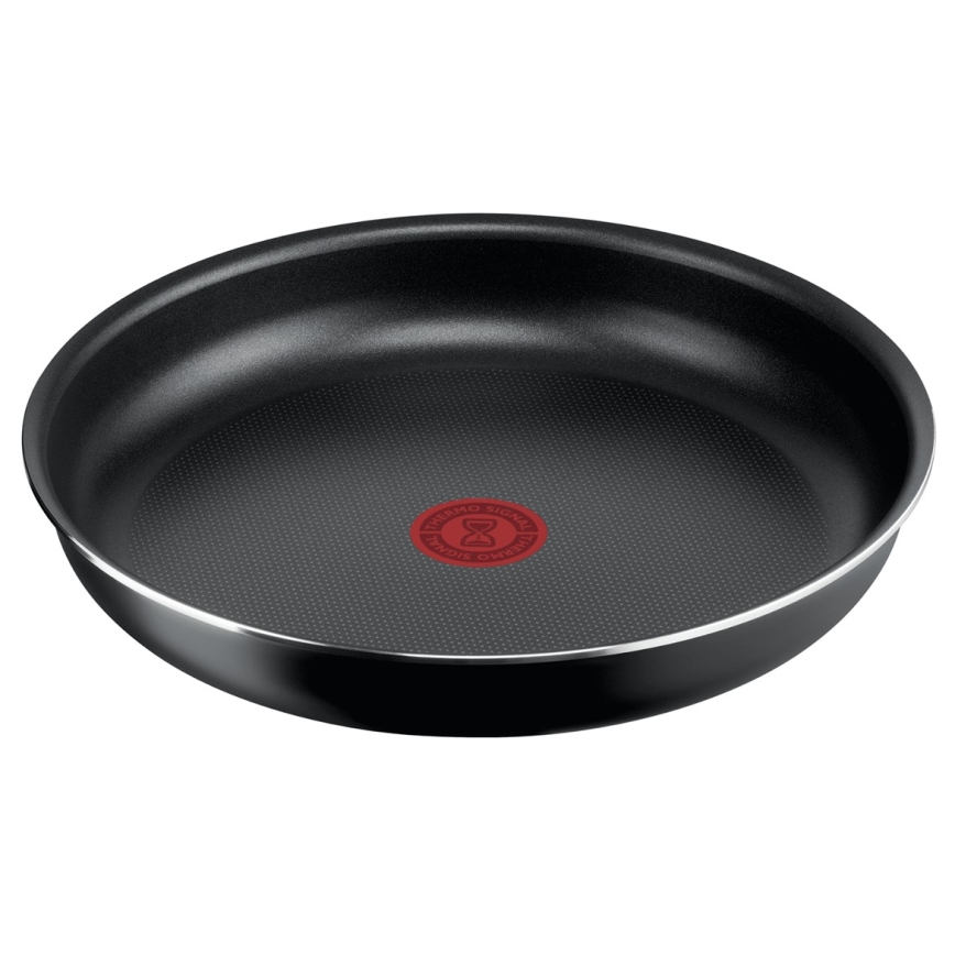 Tefal - Set kuhinjske posode 5 kos INGENIO EASY COOK & CLEAN BLACK