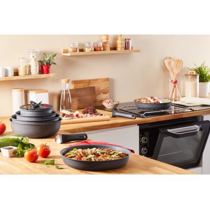 Tefal - Set kuhinjske posode 7 kos INGENIO NATURAL FORCE