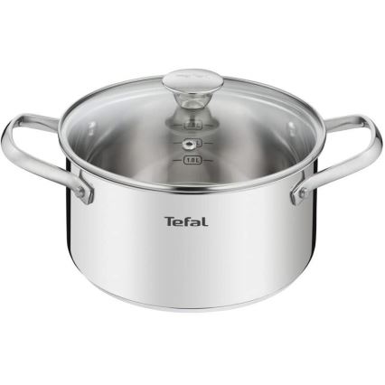 Tefal - Set kuhinjske posode 9 kom. COOK EAT nerjaveče jeklo