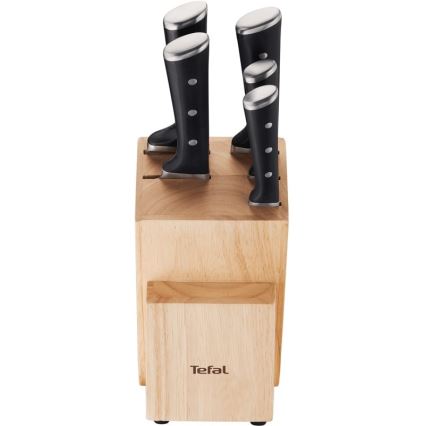 Tefal - Set kuhinjskih nožev na stojalu ICE FORCE 6 kom.