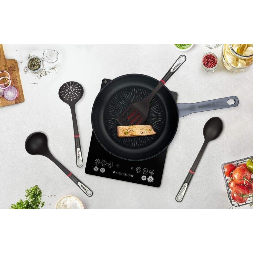 Tefal - Set kuhinjskih pripomočkov 4 kom. INGENIO črna