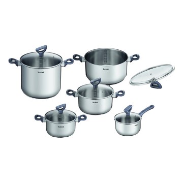 Tefal - Set loncev 10 kom. DAILY COOK nerjaveče jeklo