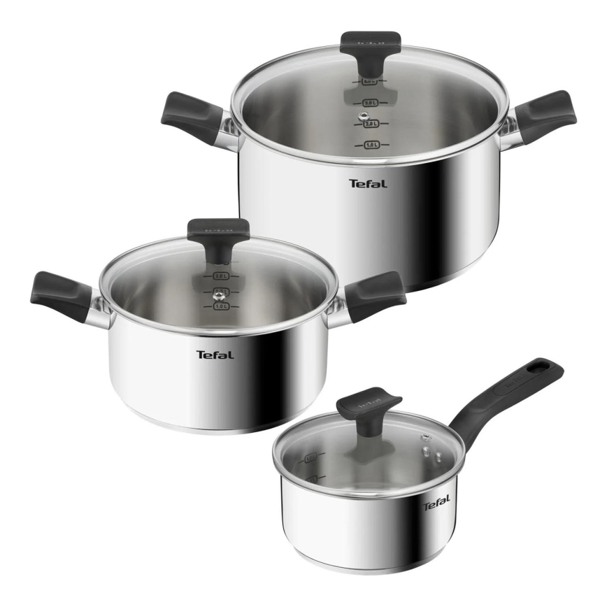 Tefal - Set loncev 6 kom. DELICIOUS nerjaveče