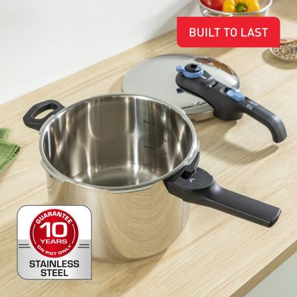 Tefal - Set loncev na pritisk 4/6 l SECURE TRENDY nerjaveče jeklo
