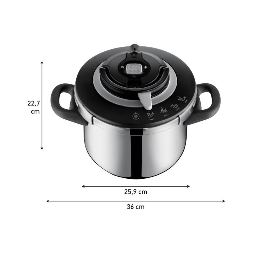 Tefal - Set loncev pod tlakom 4,5/6 l CLIPSO+ CHEF