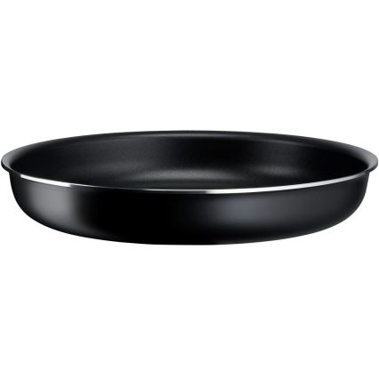 Tefal - Set ponev 3 kos INGENIO EASY COOK & CLEAN BLACK
