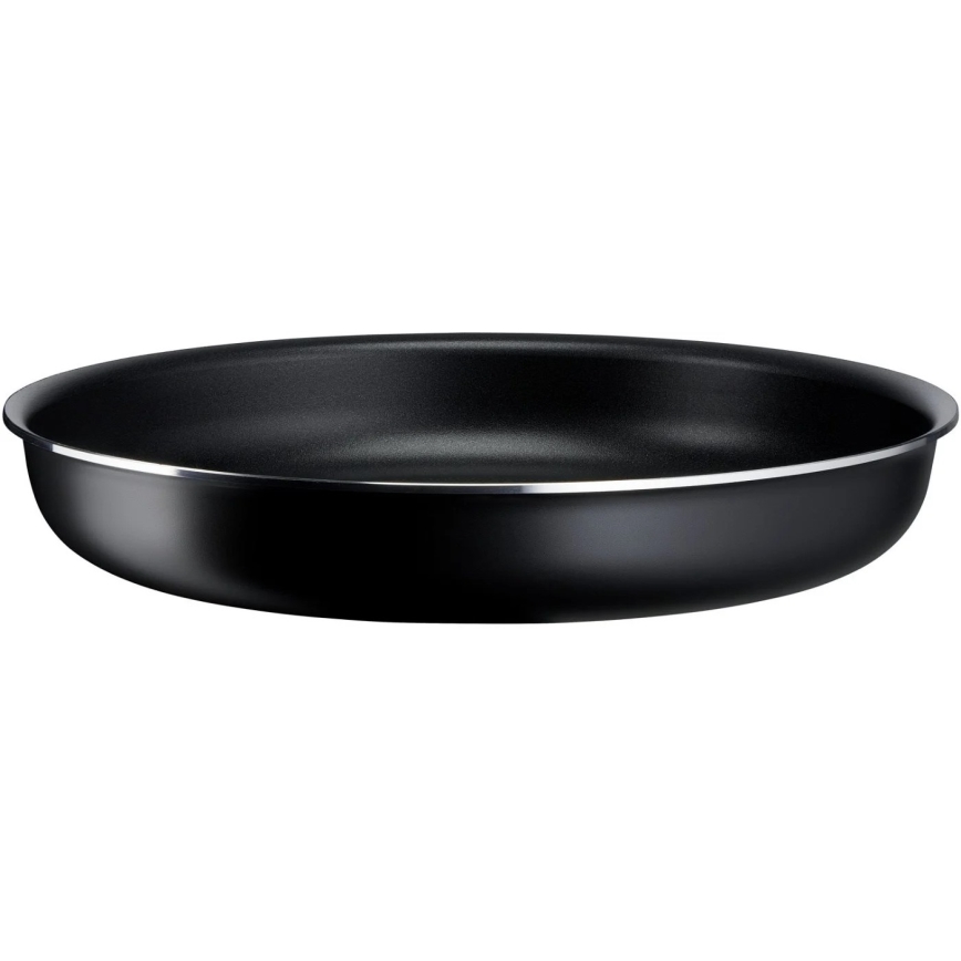 Tefal - Set ponev 3 kos INGENIO EASY COOK & CLEAN BLACK