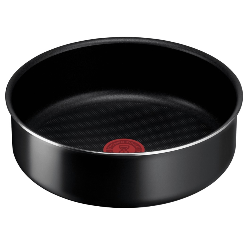 Tefal - Set ponev 3 kos INGENIO EASY COOK & CLEAN BLACK