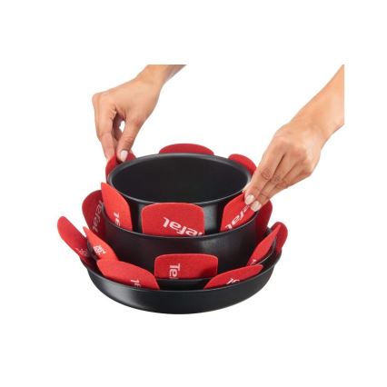 Tefal - Set razdelilnikov za posodo 4-delni INGENIO rdeč