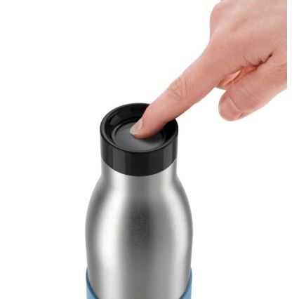 Tefal - Steklenica 500 ml BLUDROP nerjaveče jeklo/modra