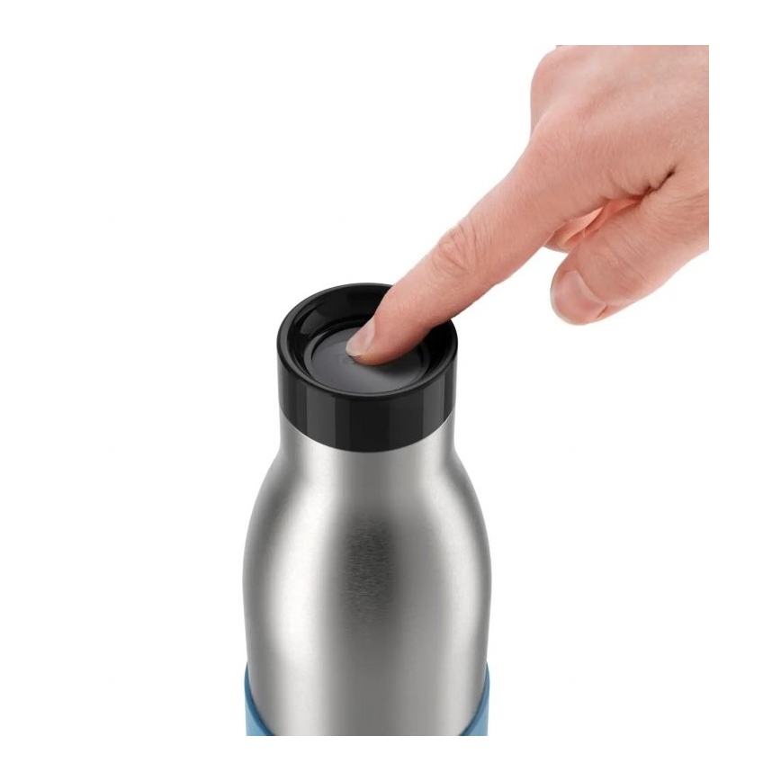 Tefal - Steklenica 500 ml BLUDROP nerjaveče jeklo/modra