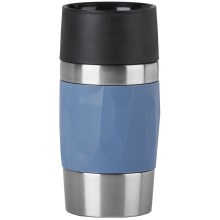 Tefal - Termo skodelica 300 ml COMPACT MUG nerjaveče jeklo/modra