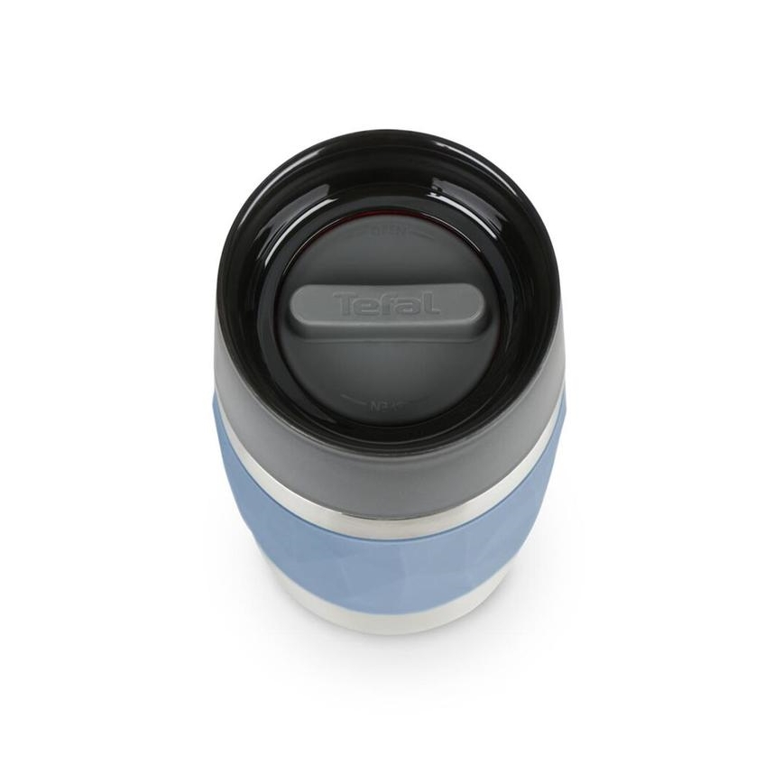 Tefal - Termo skodelica 300 ml COMPACT MUG nerjaveče jeklo/modra