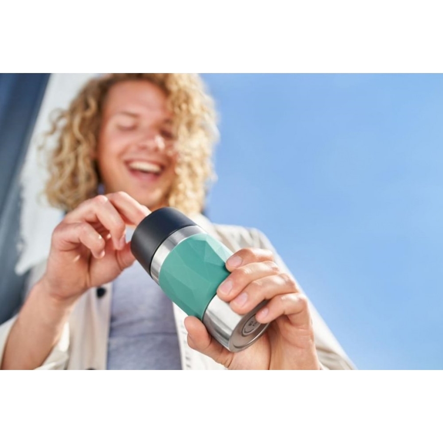 Tefal - Termo skodelica 300 ml COMPACT MUG nerjaveče jeklo/zelena