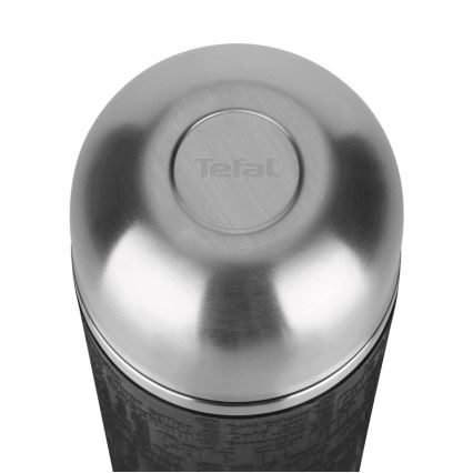 Tefal - Termovka z vrčkom 0,5 l SENATOR nerjaveče jeklo/črna