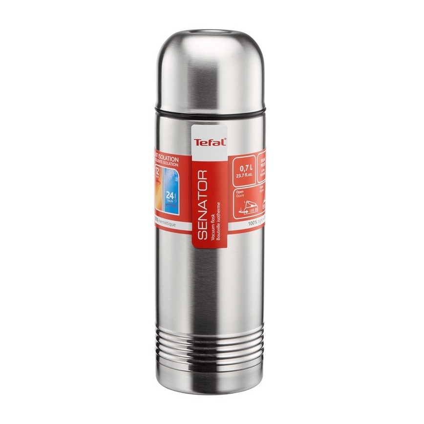 Tefal - Termovka z vrčkom 0,7 l SENATOR nerjaveče jeklo