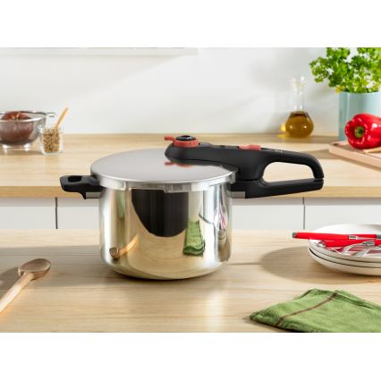 Tefal - tlakovni lonec 6 l SECURE TRENDY + 5-delni komplet INGENIO EMOTION